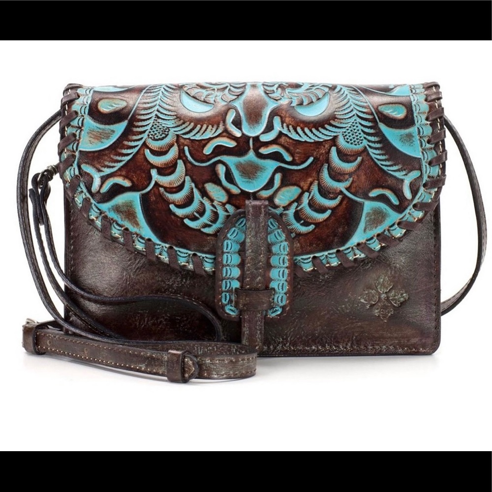 Patricia Nash Lanza Turquoise Crossbody